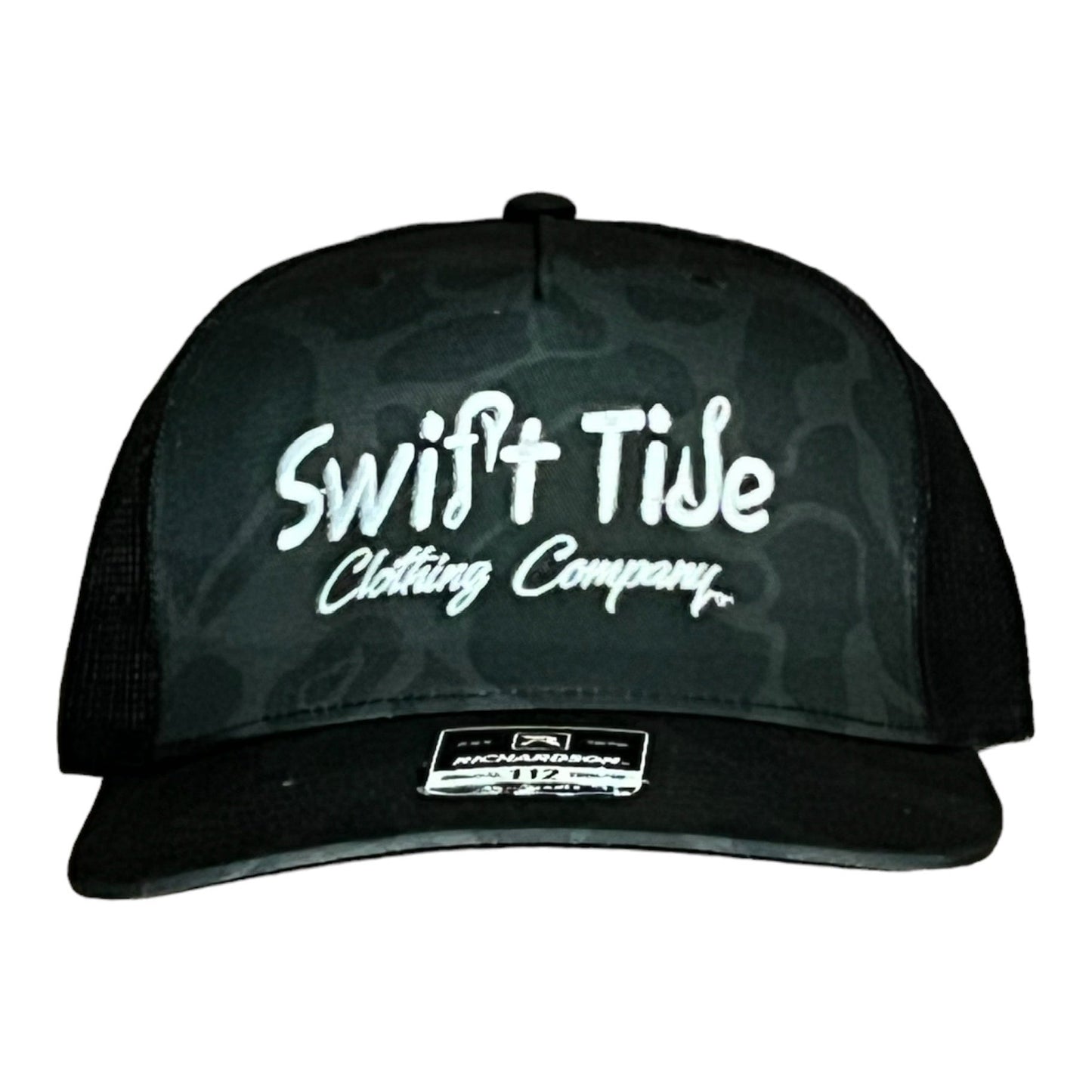Blackout Duck Camo Trucker - Swift Tide Clothing Company