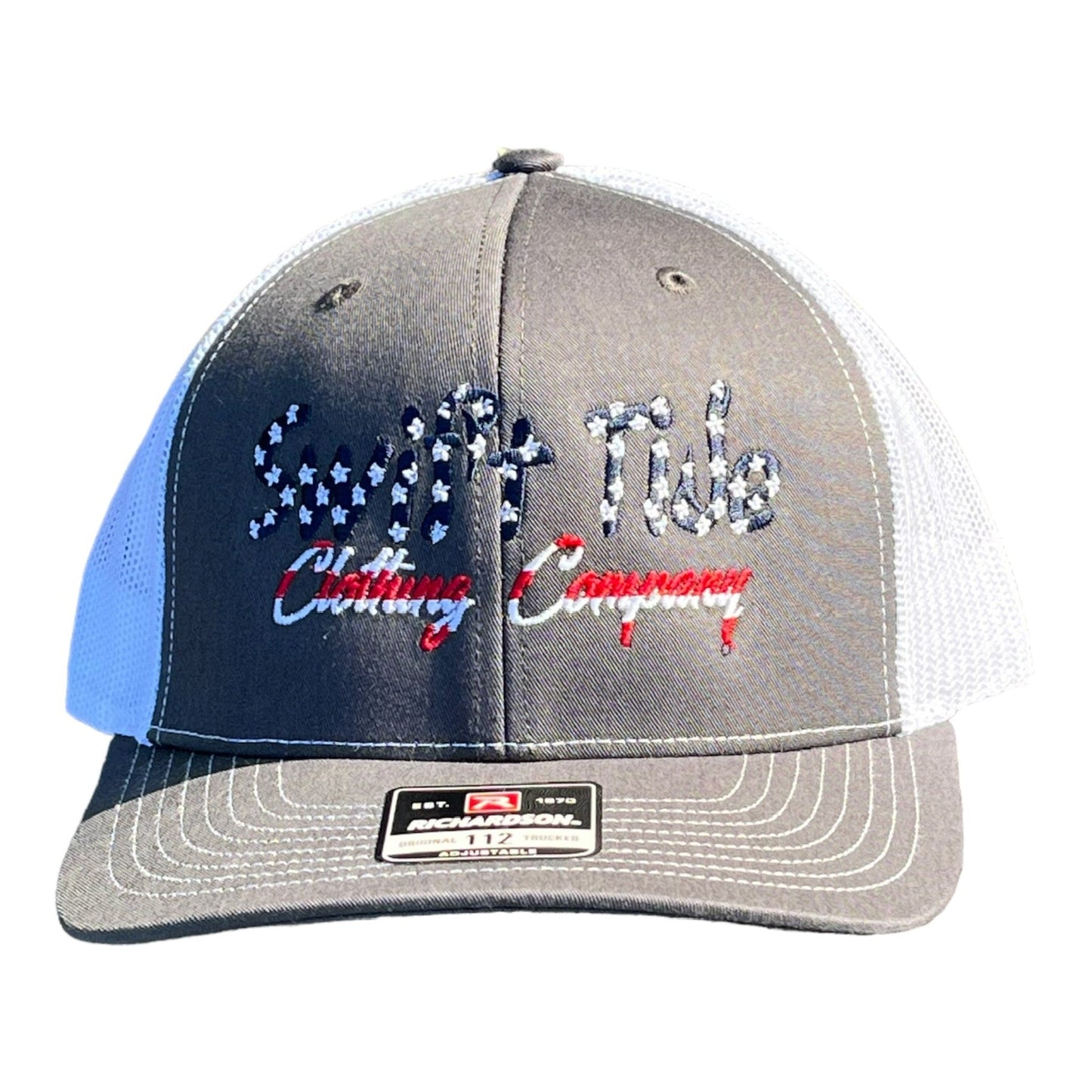 Stars and Stripes Logo Trucker - Swift Tide Clothing Company