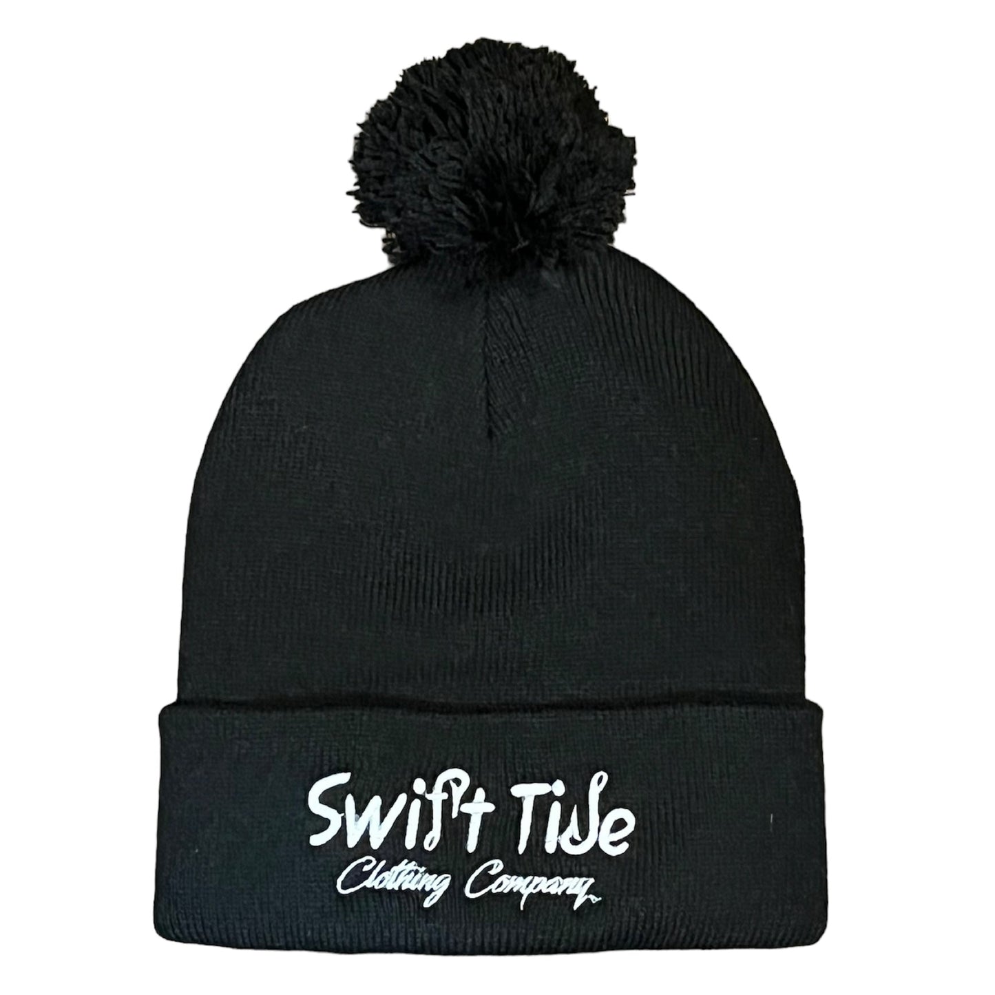 Swift Tide 12” Pom-Pom Beanie - Swift Tide Clothing Company