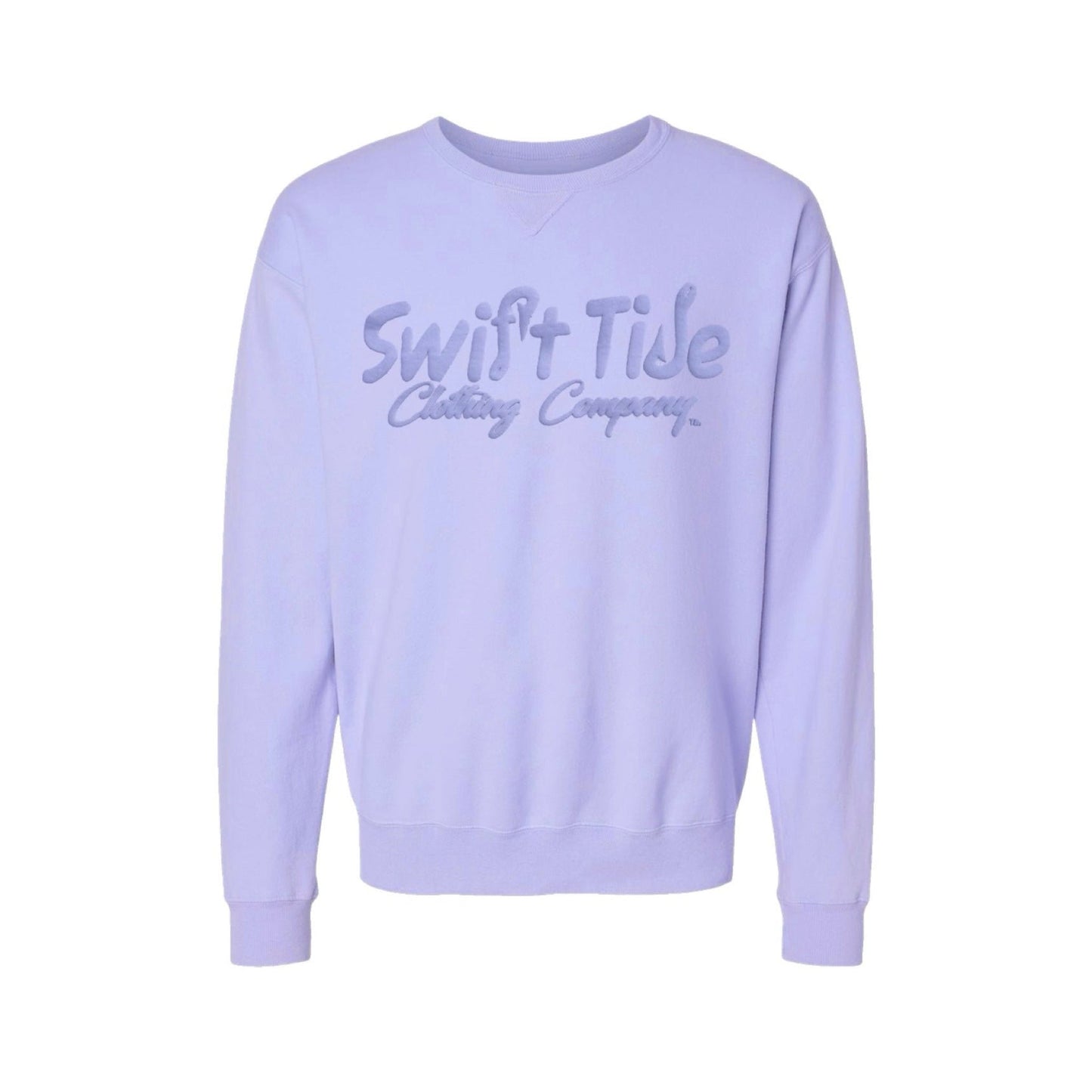 3D Puff Sweatshirt | Lavender - Swift Tide Clothing Company