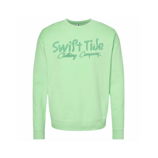 3d Puff Sweatshirt | Neo Mint - Swift Tide Clothing Company