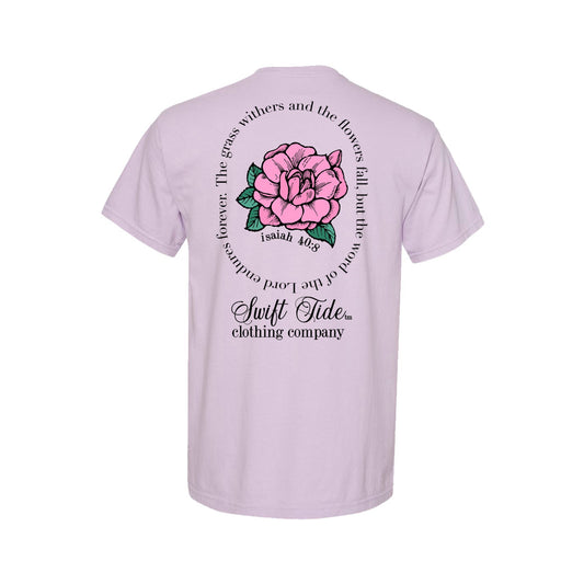 Camellia Tee | Orchid - Swift Tide Clothing Company