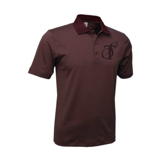 Signature Striped Polo | Maroon - Swift Tide Clothing Company