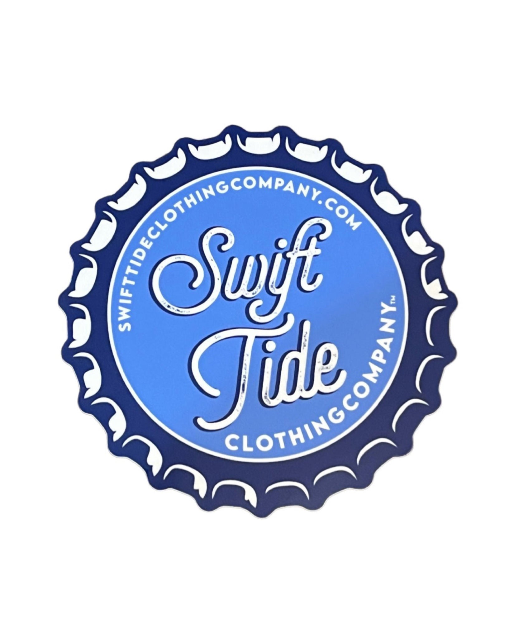 Bottle Cap Sticker - Swift Tide Clothing Company