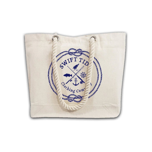 Nautical Essentials | Canvas Tote Bag - Swift Tide Clothing Company