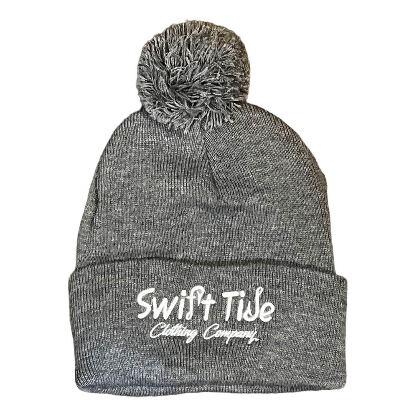 Swift Tide 12” Pom-Pom Beanie - Swift Tide Clothing Company