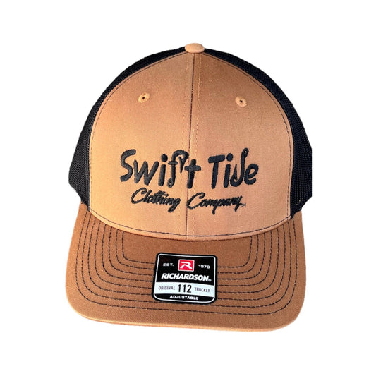 Swift Tide | Richardson 112 | Caramel/Black - Swift Tide Clothing Company