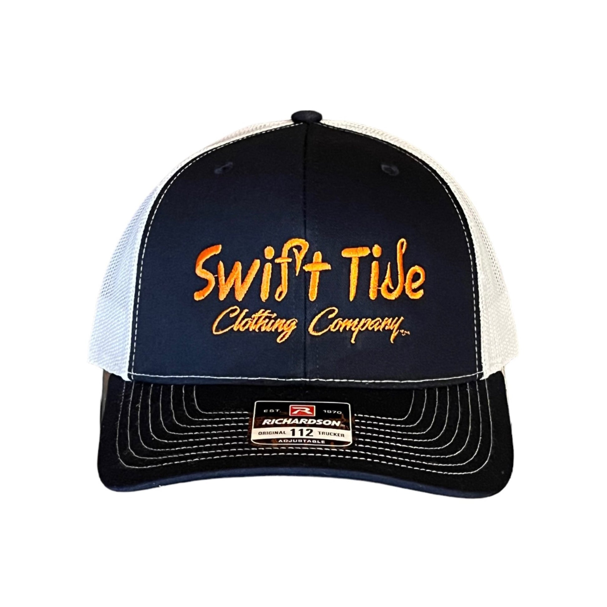 Swift Tide | Richardson 112 | Navy and Orange - Swift Tide Clothing Company