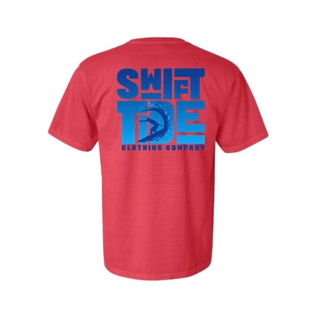 Swift Tide Surfer | Comfort Color Tee | Watermelon - Swift Tide Clothing Company