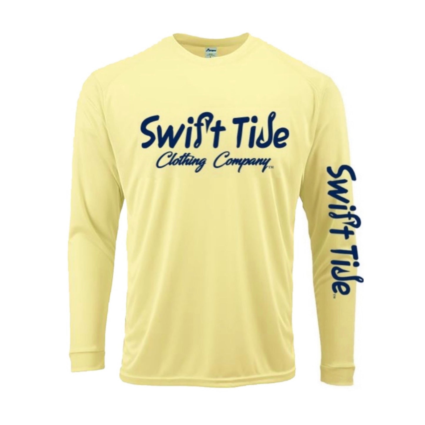Yellow Logo Performance Tee - Swift Tide Clothing Company