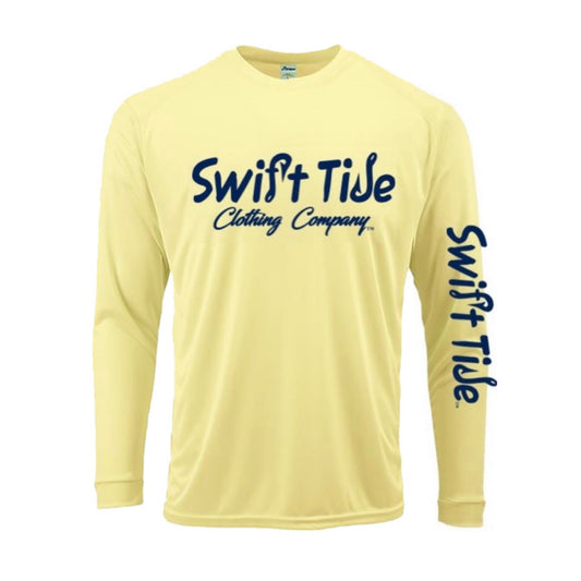 Yellow Logo Performance Tee - Swift Tide Clothing Company